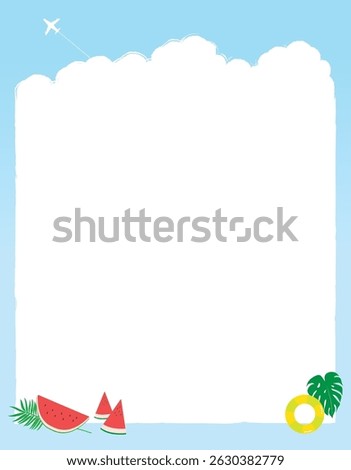 summer cloud memo graphic design