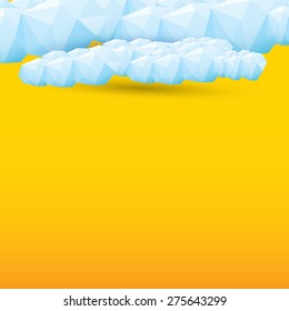 summer cloud sky vector.