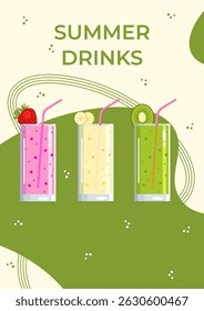 Summer cocktail. Summer vacation, party, cafe-bar, recreation concept.
