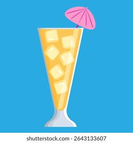 Cocktail estival. Vacances d'été, fête, café-bar, concept de loisirs.