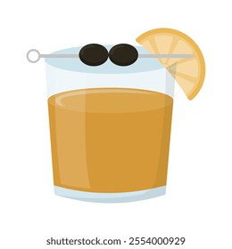Summer Cocktail Vector Illustration - 07