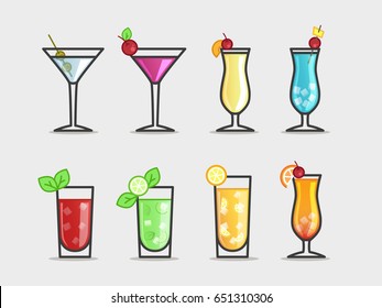 Summer cocktails for menu