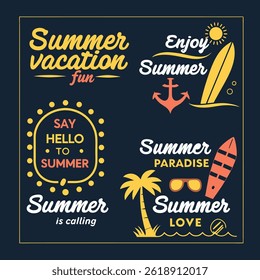 Summer Collection Beach Vibes Tropical Style 