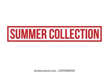 Summer Collection rubber grunge stamp seal vector