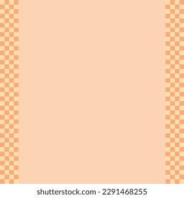 Summer Color Background. Checker Graphic Seamless Pattern. Blank Graphic for Decoration, Wallpaper, Wrapping Paper, Book Cover, Note, Presentation, Template, Brochure, Poster. Vector Illustration V10