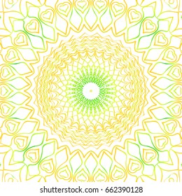 summer color floral background. hand drawn ethnic decorative ornament. vector illustration. for coloring book, greeting card, invitation. Anti-stress therapy pattern.
