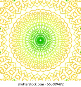 summer color floral background. hand drawn ethnic decorative ornament. vector illustration. for coloring book, greeting card, invitation. Anti-stress therapy pattern.