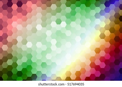 summer color geometric background of hexagon. Vector illustration. Polygonal patterns for your presentations, business, template flyer