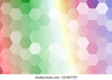 summer color geometric background of hexagon. Vector illustration. Polygonal patterns for your presentations, business, template flyer
