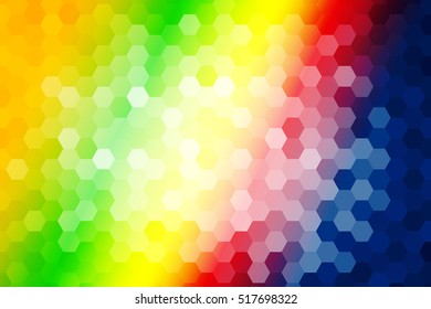 summer color geometric background of hexagon. Vector illustration. Polygonal patterns for your presentations, business