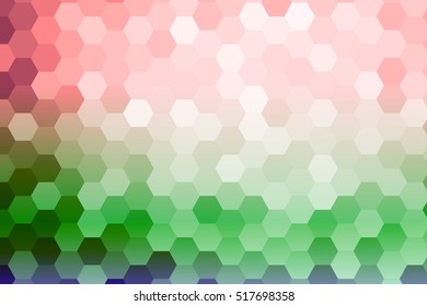 summer color geometric background of hexagon. Vector illustration. Polygonal patterns for your presentations, business, template flyer