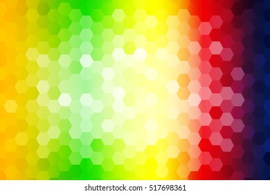 summer color geometric background of hexagon. Vector illustration. Polygonal patterns for your presentations, business