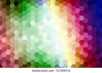 summer color geometric background of hexagon. Vector illustration. Polygonal patterns for your presentations, business, template flyer