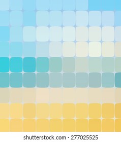 Summer color mosaic background. Vector illustration.