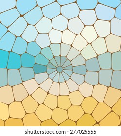 Summer color mosaic background. Vector illustration.