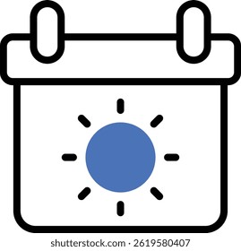 Summer Color outline icon pack