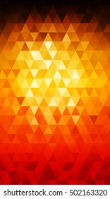 summer color polygon background. Triangle geometrical pattern. Vector illustration. Geometric design for business, brochure, flyer, presentation, wallpaper.