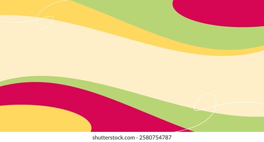 Summer colorful abstract background. Design for banner, greeting card, poster, cover, web, social media.