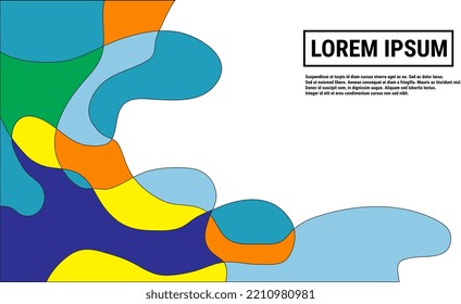 Summer colorful abstract fluid background. Epas10 Vector. background Stock Image