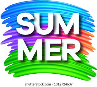 Summer colorful background