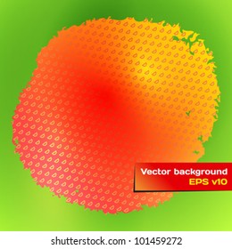 A summer colorful background with ragged edges. Vector illustration