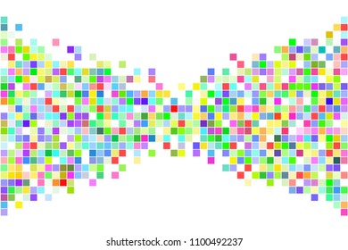 Summer colorful festive pixel background.  Abstract vector illustration. Digital design.