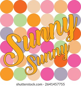 summer colorful poster sunny sunny