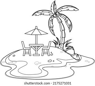 Summer Coloring Page For Kdp