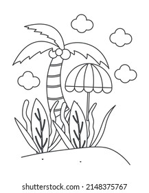 Summer Coloring Pages 
EPS FILE coloring pages interior