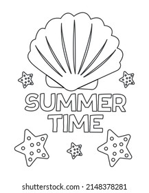 Summer coloring pages 
EPS FILE coloring pages interior