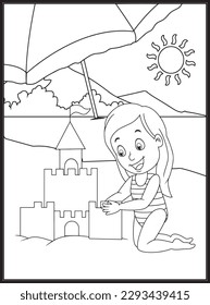 Summer Coloring Pages for Kids