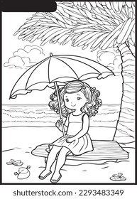 Summer Coloring Pages for kids