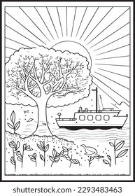 Summer Coloring Pages for kids