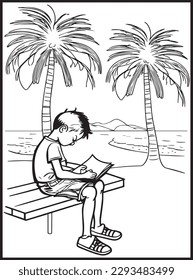 Summer Coloring Pages for kids