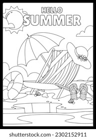 
Summer Coloring Pages for Kids