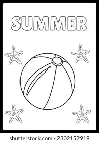 
Summer Coloring Pages for Kids