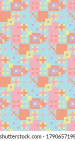 Summer. Colors. Pattern without seams.
