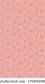 Summer. Colors. Pattern without seams.