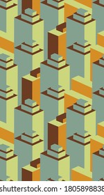 Summer. Colors. Pattern without seams.