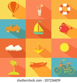 summer colors set