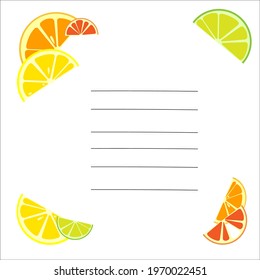 Summer coming. Modern  style. A set of vector Summer illustrations. Perfect for a poster, cover, or postcard and greeting frame.