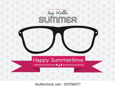 Summer concept idea design card