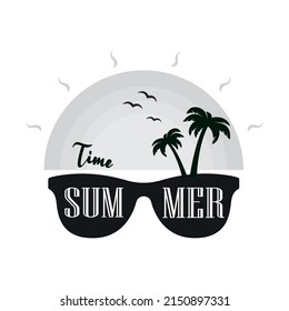 summer concept pattern and graphic design. Sale poster background. editable vector
