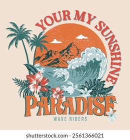 summer concept vector graphic  design 