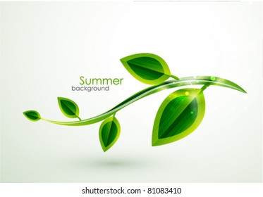 Summer conceptual background