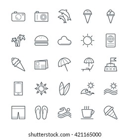 Summer Cool Vector Icons 2