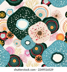 Summer Coral Sea Pattern Design
