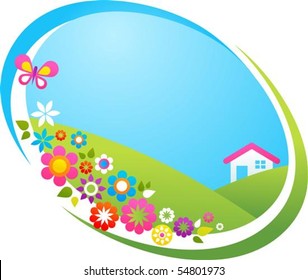Summer cottage in a countryside
