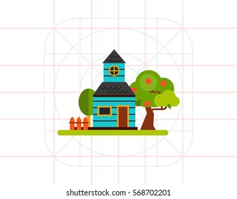 Summer Cottage Icon