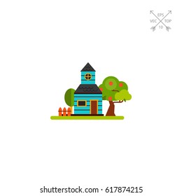 Summer Cottage Icon